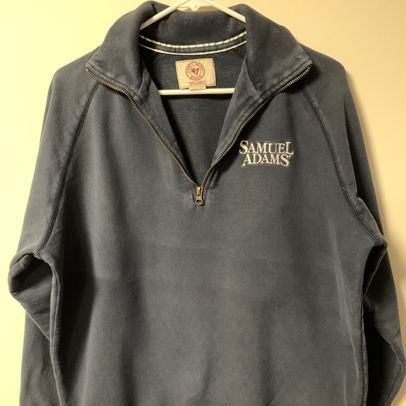 Forty Seven Brand Other - Samuel Adams Navy Quarter Zip Sweatshirt - Size L